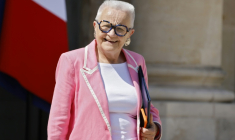 Françoise Gatel le 2 juillet 2025, à Paris ( AFP / Ludovic MARIN )