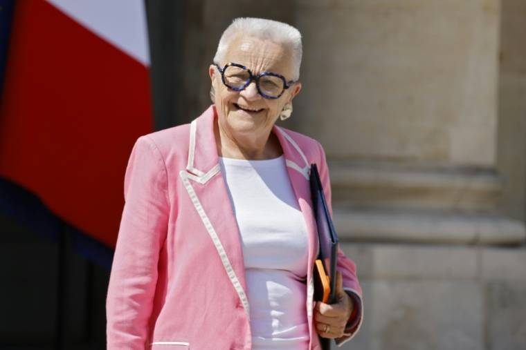 Françoise Gatel le 2 juillet 2025, à Paris ( AFP / Ludovic MARIN )