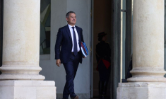 Gérald Darmanin à la sortie du Conseil des ministres