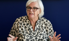 Catherine Vautrin le 11 août 2025, à Paris ( AFP / STEPHANE DE SAKUTIN )