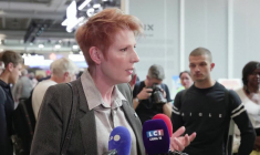 L'essayiste Natacha Polony lance sa campagne au Mondial de l'automobile