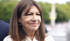 Anne Hidalgo à Paris, le 14 juillet 2025. ( POOL / MOHAMMED BADRA )