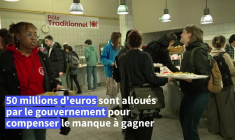 Le repas à un euro pour tous les étudiants généralisé lundi