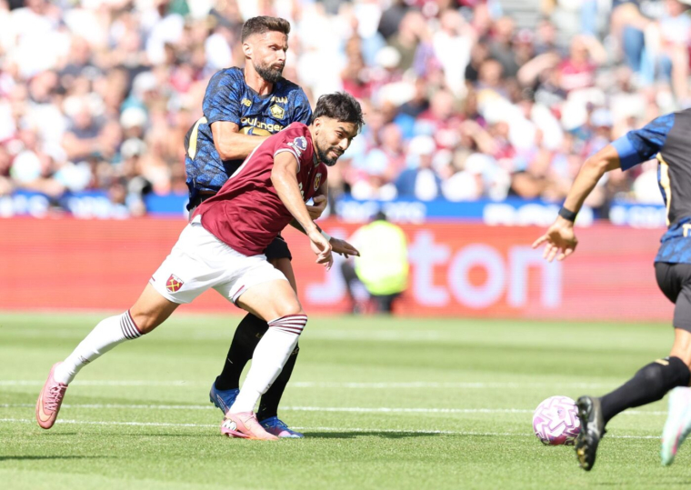 Lille bute sur West Ham malgré un bijou d’Olivier Giroud