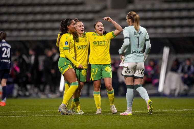 le FC Nantes renverse le Paris FC et lui reprend la deuxième place de Première Ligue