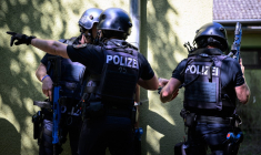 Des policiers allemands. (illustration) ( AFP / HANNES P. ALBERT )