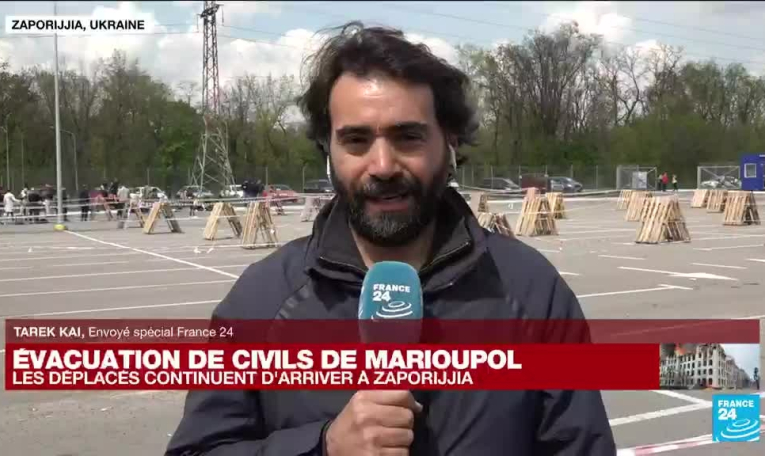 Ukraine : à Zaporijja, l'attente du convoi humanitaire transportant les civils qui fuient Marioupol