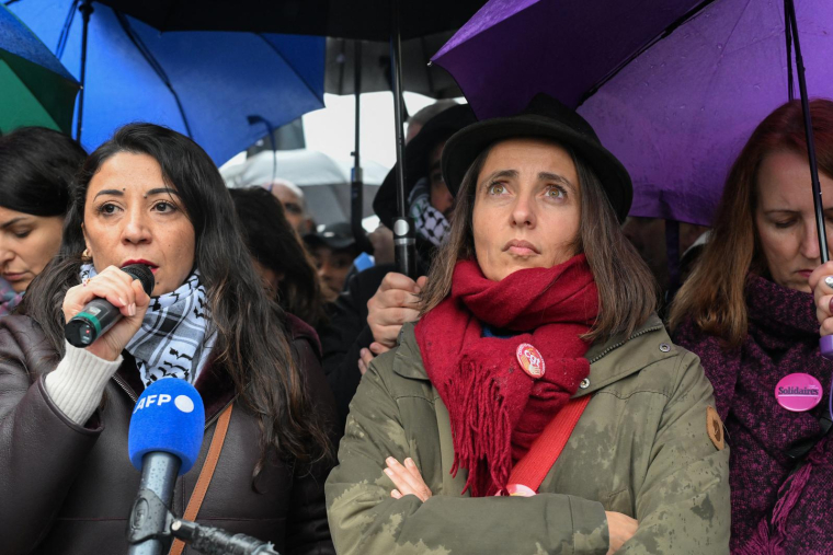 Sophie Binet à Paris le 18 novembre 2023. ( AFP / BERTRAND GUAY )