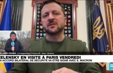 Guerre en Ukraine : Volodymyr Zelensky va rencontrer Emmanuel Macron à Paris vendredi