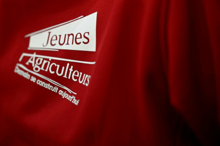 Jocelyn Dubost, cultivateur en Isère de 31 ans, a été élu, jeudi, président du syndicat Jeunes Agriculteurs ( AFP / Anna KURTH )