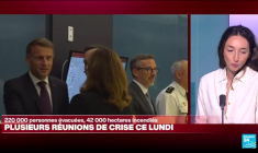 Incendies en France : Emmanuel Macron préside une cellule de crise