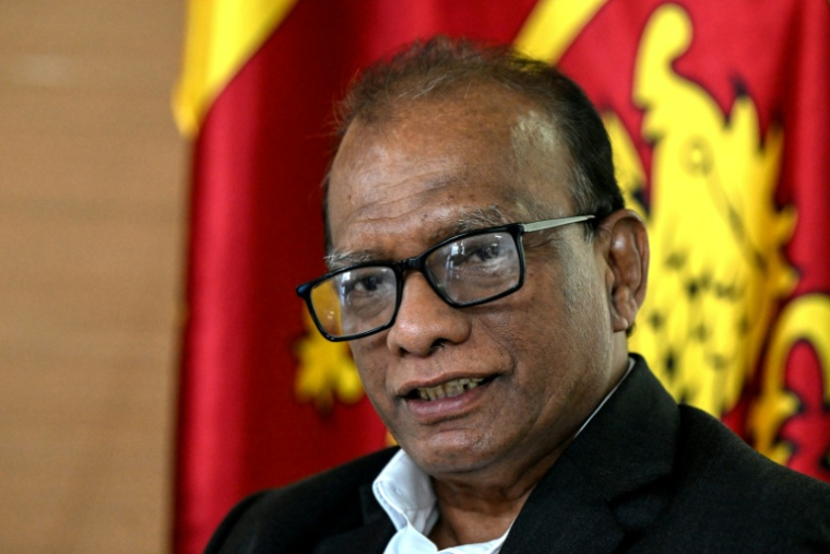 Le ministre sri-lankais de l'Energie, Anura Karunathilaka, le 5 octobre 2026 lors d'un entretienb à l'AFP à Colombo ( AFP / Ishara S. KODIKARA )