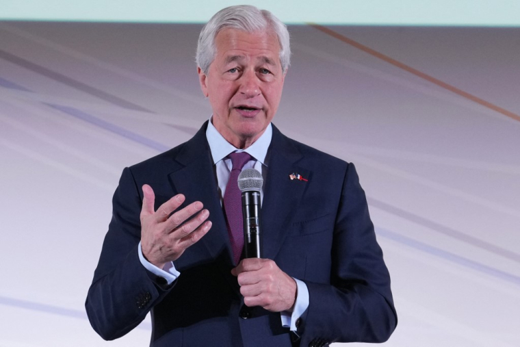 Jamie Dimon à Paris, le 15 mai 2025. ( POOL / MICHEL EULER )