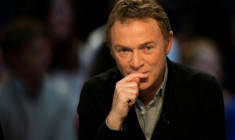 Christophe Hondelatte dans l'émission "Le Grand Journal" sur Canal+, le 21 novembre 2013 ( AFP / Joël SAGET )