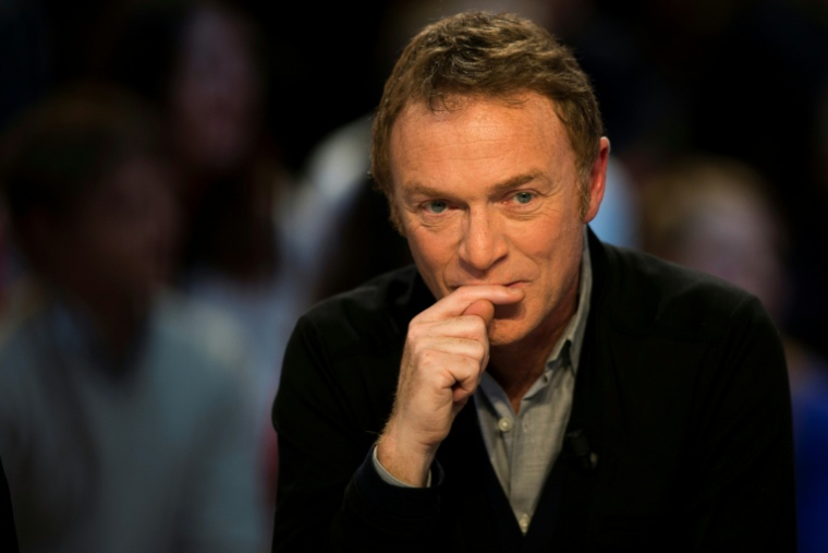 Christophe Hondelatte dans l'émission "Le Grand Journal" sur Canal+, le 21 novembre 2013 ( AFP / Joël SAGET )
