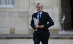 le gouverneur de la Banque de France François Villeroy-de-Galhau  ( AFP / LUDOVIC MARIN )