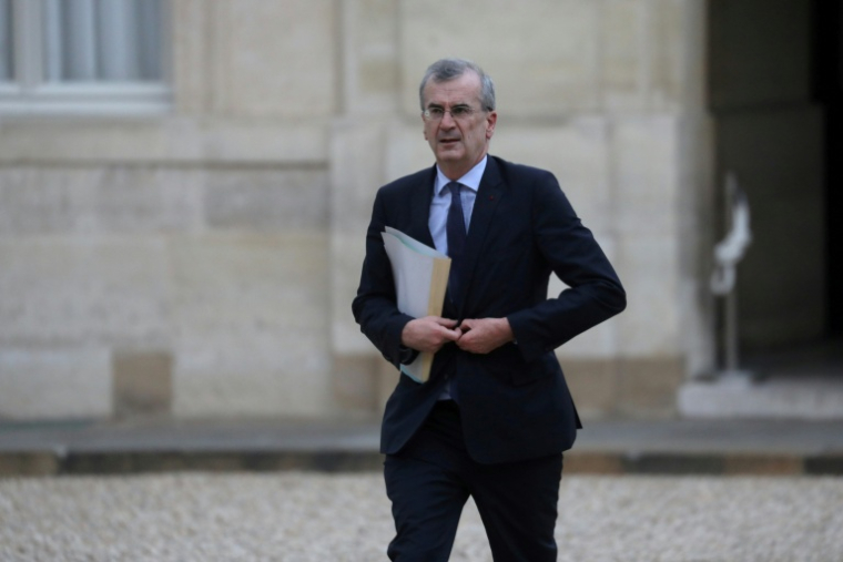 le gouverneur de la Banque de France François Villeroy-de-Galhau  ( AFP / LUDOVIC MARIN )
