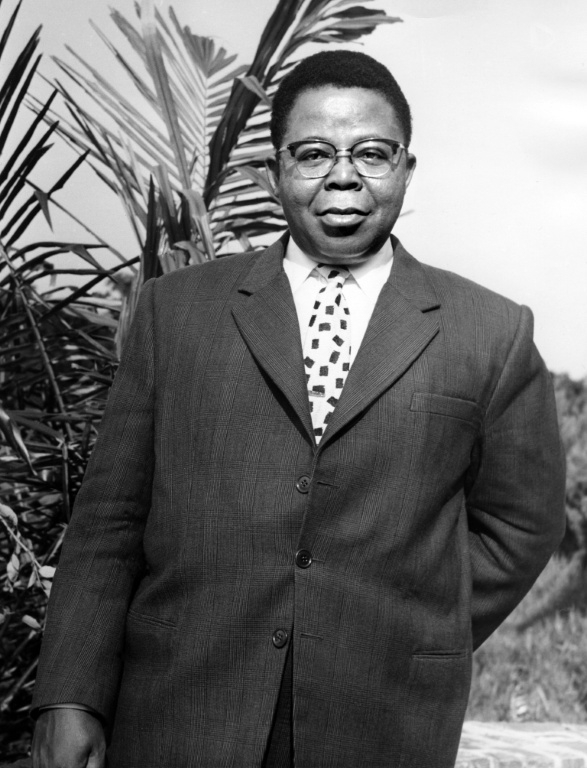 Photo non datée de Joseph Kasa-Vubu, premier président de la République du Congo (ex-Zaïre et aujourd'hui RDC) de 1960 à 1965, depuis la proclamation de l'indépendance le 30 juin 1960 ( AFP /  )