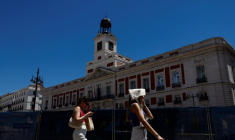 La place Puerta del Sol à Madrid, en Espagne