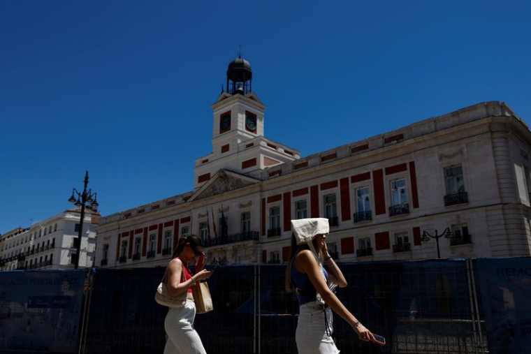 La place Puerta del Sol à Madrid, en Espagne