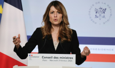 La porte-parole du gouvernement Maud Bregeon le 25 février 2026, à Paris ( AFP / Ludovic MARIN )