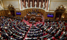 Le Sénat à Paris, le 14 novembre 2023 ( AFP / Geoffroy Van der Hasselt )