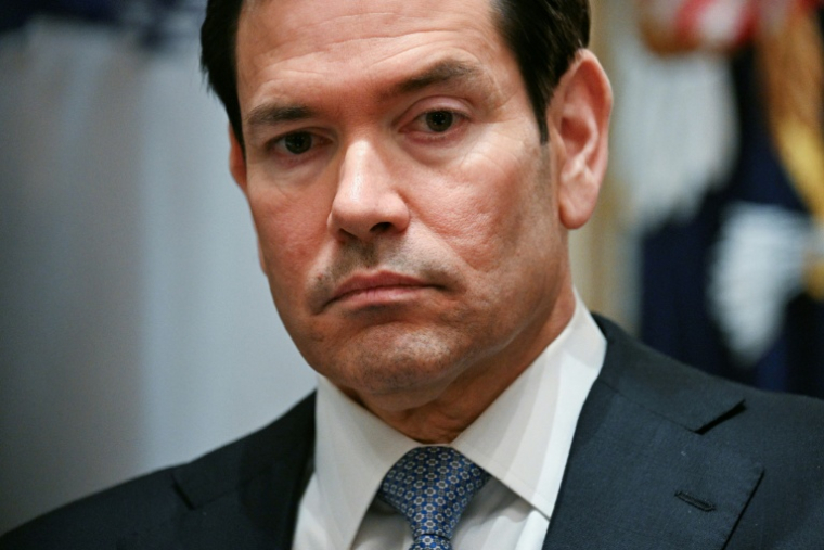 Le secrétaire d'Etat américain Marco Rubio à la Maison blanche à Washington, le 26 mars 2026 ( AFP / Jim WATSON )