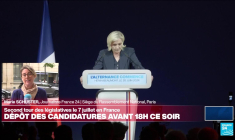 Législatives : Marine Le Pen met en garde contre "un coup d'État administratif" du camp macroniste