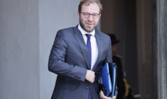 Antoine Armand, ministre de l'Economie, à Paris, le 1er octobre 2024. ( AFP / LUDOVIC MARIN )