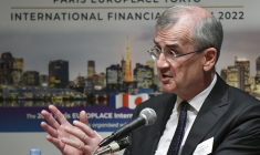François Villeroy de Galhau, le 15 novembre 2022, à Tokyo ( AFP / Kazuhiro NOGI )