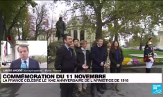 Commémoration du 11-Novembre : la France célèbre le 104e anniversaire de l'Armistice de 1918