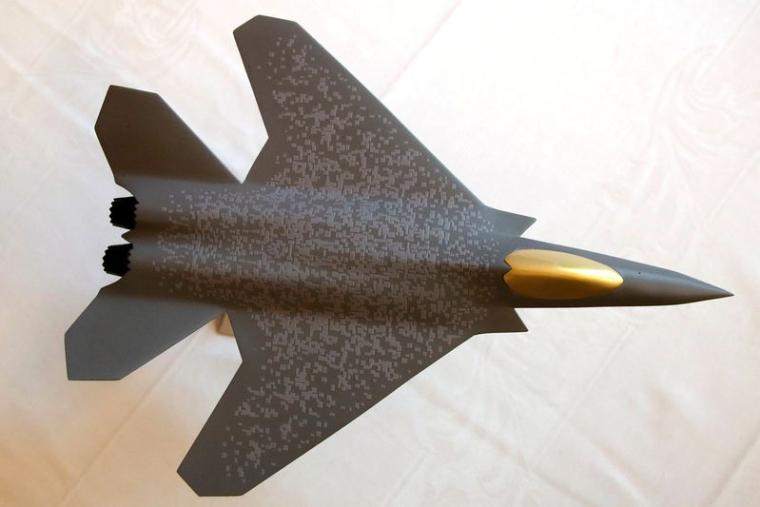 Une maquette du Système de combat aérien du futur (SCAF)