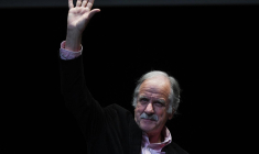 Noël Mamère, en 2017, au Mans ( AFP / JEAN-FRANCOIS MONIER )