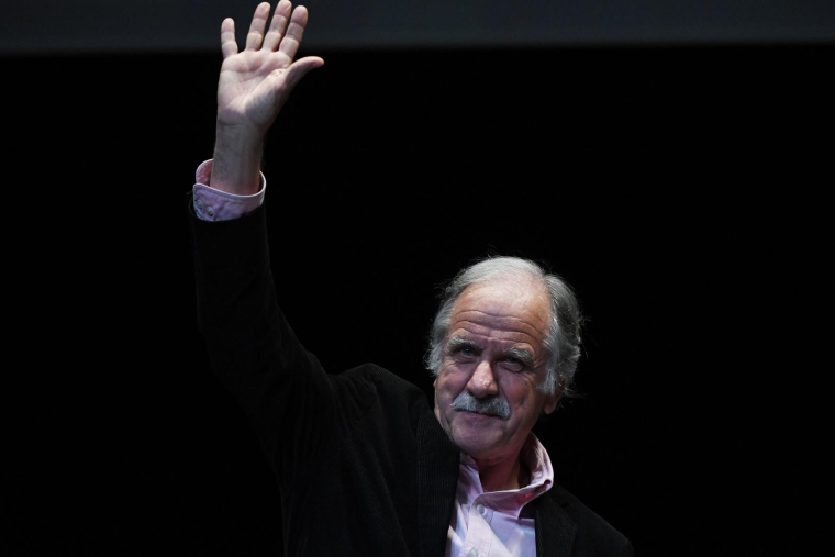 Noël Mamère, en 2017, au Mans ( AFP / JEAN-FRANCOIS MONIER )