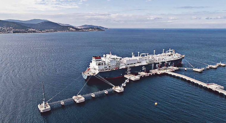Le gouvernement français a retenu le projet de TotalEnergies, qui prévoit l'installation d’une unité flottante de regazéification de gaz liquéfié en provenance de pays étrangers. (© Total)