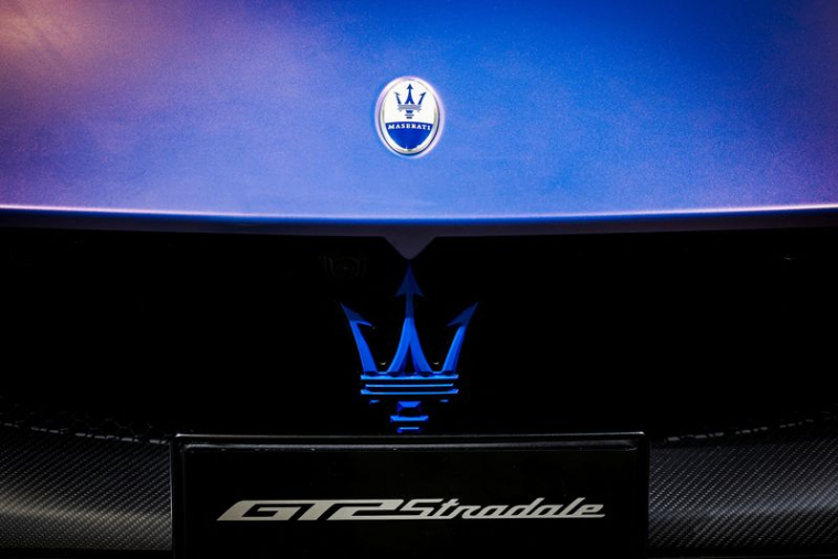 Une Maserati au salon de l'automobile international de New York