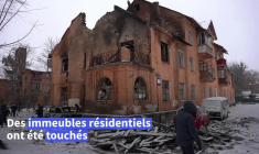 "Où est l'Europe ?": des habitants de Kiev constatent les dégâts après une attaque russe