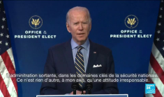 Etats-Unis : Joe Biden fustige l'obstruction de Donald Trump