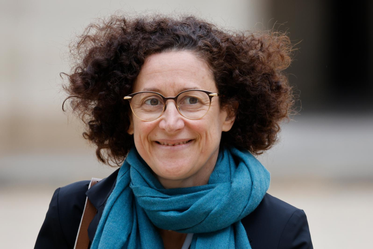 Emmanuelle Wargon, en mars 2023, à Paris ( AFP / Ludovic MARIN )