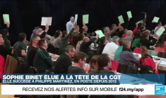 Sophie Binet élue à la tête de la CGT : elle succède à Philippe Martinez, en poste depuis 2015