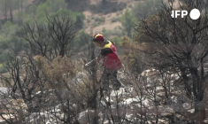 Incendie dans l'Aude: les pompiers luttent contre les reprises
