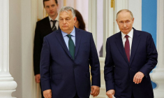 Le Premier ministre hongrois Viktor Orban et le président russe Vladimir Poutine