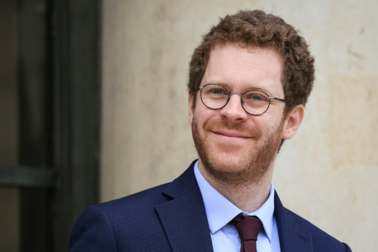 Le ministre des Comptes publics David Amiel à Paris le 20 mai 2026 ( AFP / Ludovic MARIN )