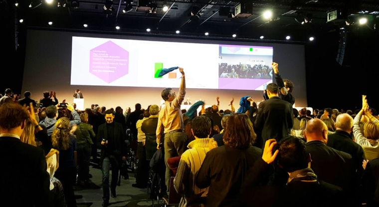 L'assemblée générale de Solocal a été émaillée d'incidents. (© A. Chaigneau)