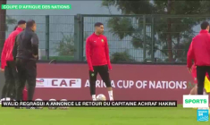 Achraf Hakimi va rejouer avec le Maroc contre la Zambie