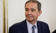 Bernard Fontana à Bratislava, en Slovaquie, le 31 mai 2023. ( AFP / LUDOVIC MARIN )