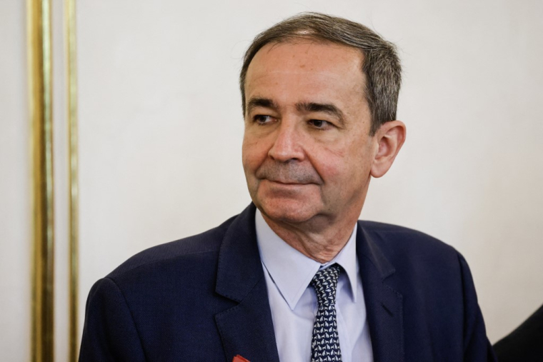 Bernard Fontana à Bratislava, en Slovaquie, le 31 mai 2023. ( AFP / LUDOVIC MARIN )