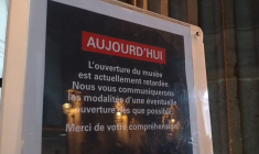 Appel à la grève au Louvre: le musée n'a pas ouvert ses portes lundi matin