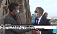 Covid-19 en France : la Tour Eiffel rouvre après plus de huit mois de fermeture