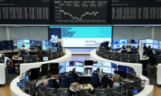 Le graphique de l'indice boursier allemand DAX à la Bourse de Francfort